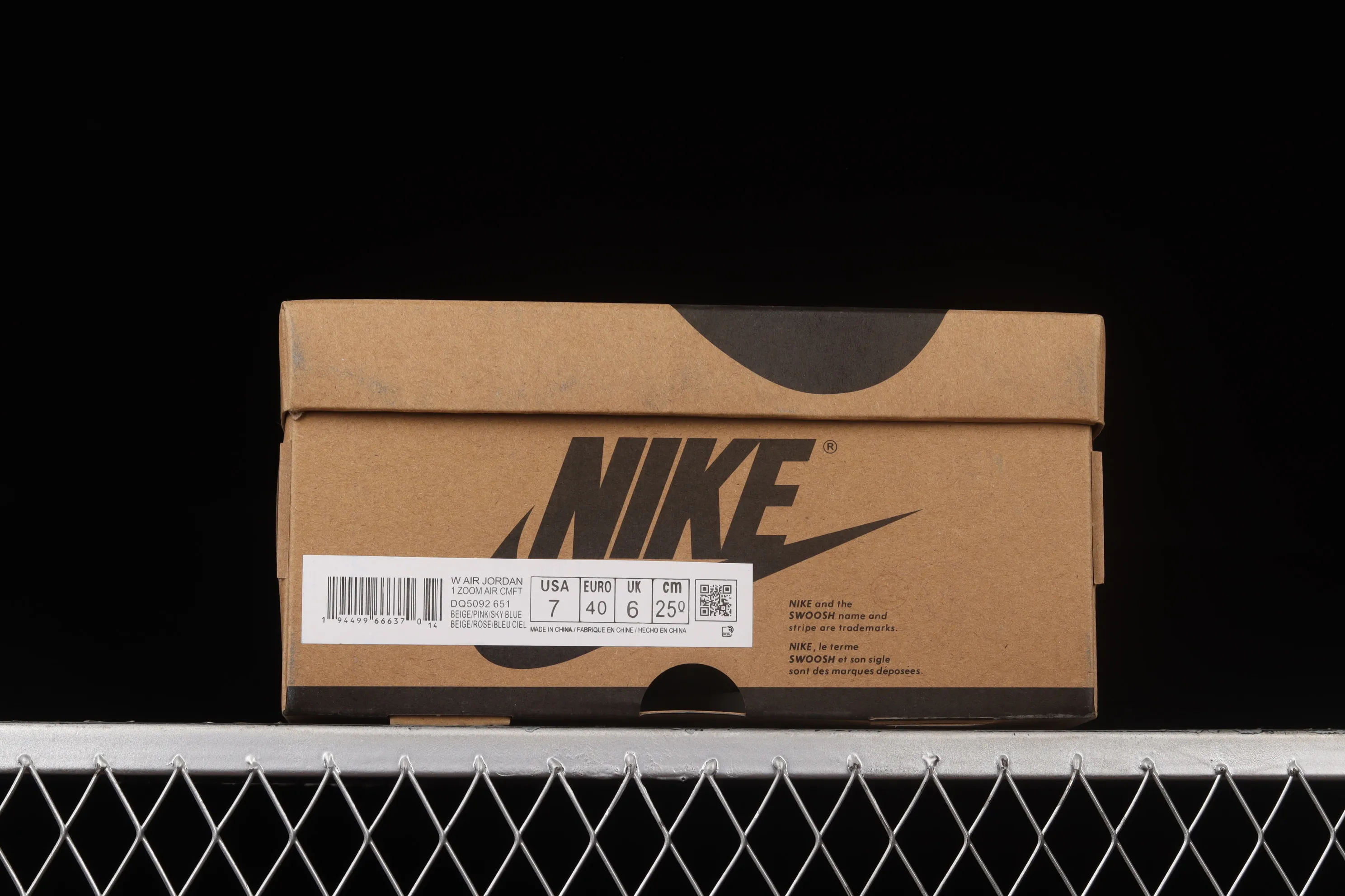 All categories Air Jordan Jordan series basketball shoes Air Jordan 1 High Air Jordan 1 Zoom CMFT "Celestine Blue" AJ1 Joe 1 Macaron Rice White Powder DQ5092-651